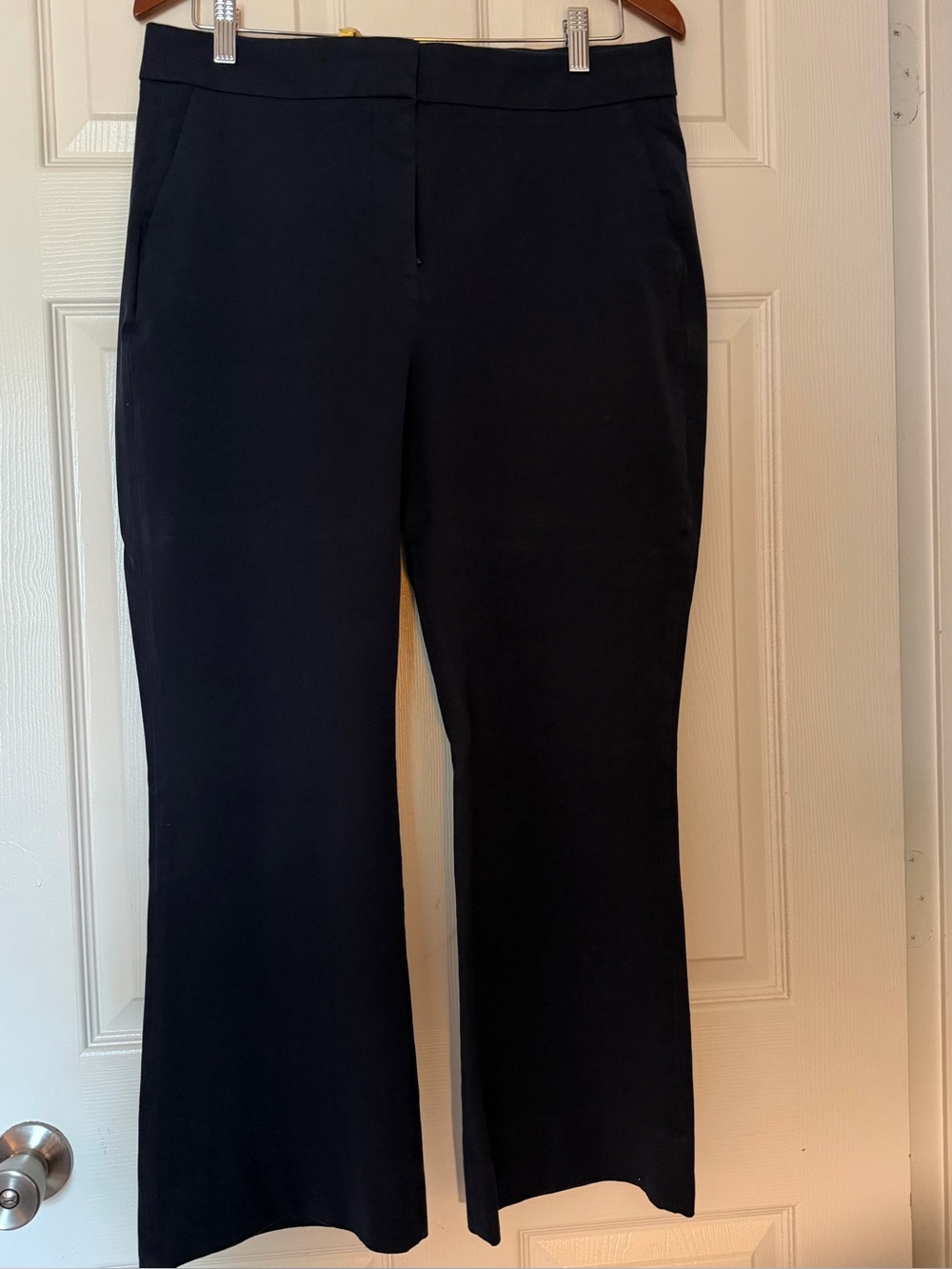 J. Crew Navy Wide-Leg Trousers